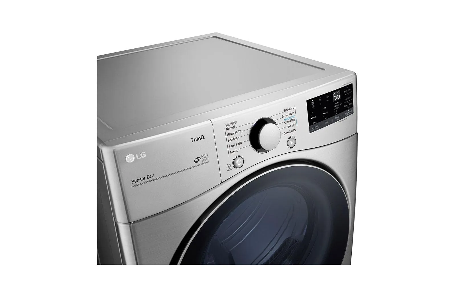 7.4 cu. ft. Ultra Large Capacity Smart wi-fi Enabled Front Load Electric Dryer with Built-In Intelligence