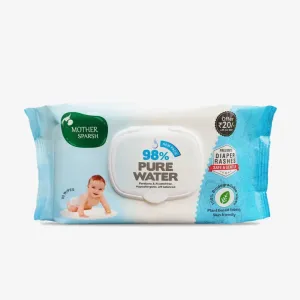 98% Pure Water Baby Wipes - Mild & Gentle