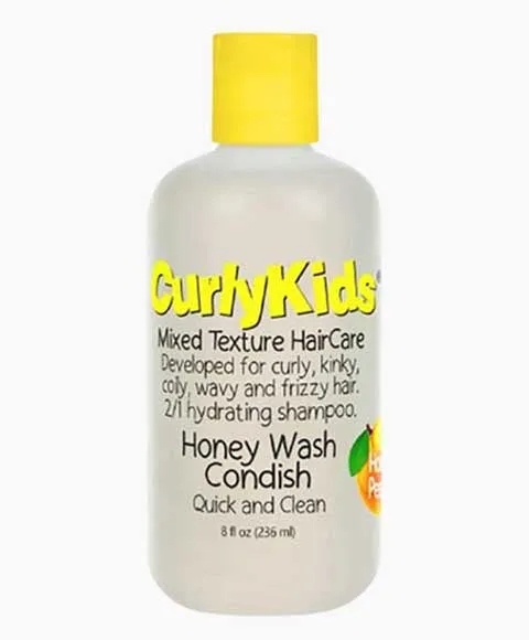 Advance Beauty Care Curly Kids Honey Wash Condish Quick And Clean 236ml