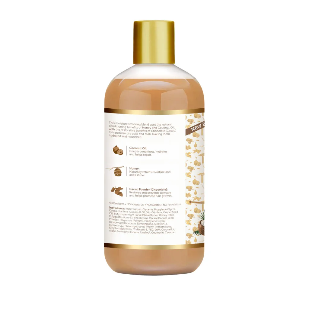 African Pride Moisture Miracle Honey Chocolate And Coconut Oil Conditioner 354ml