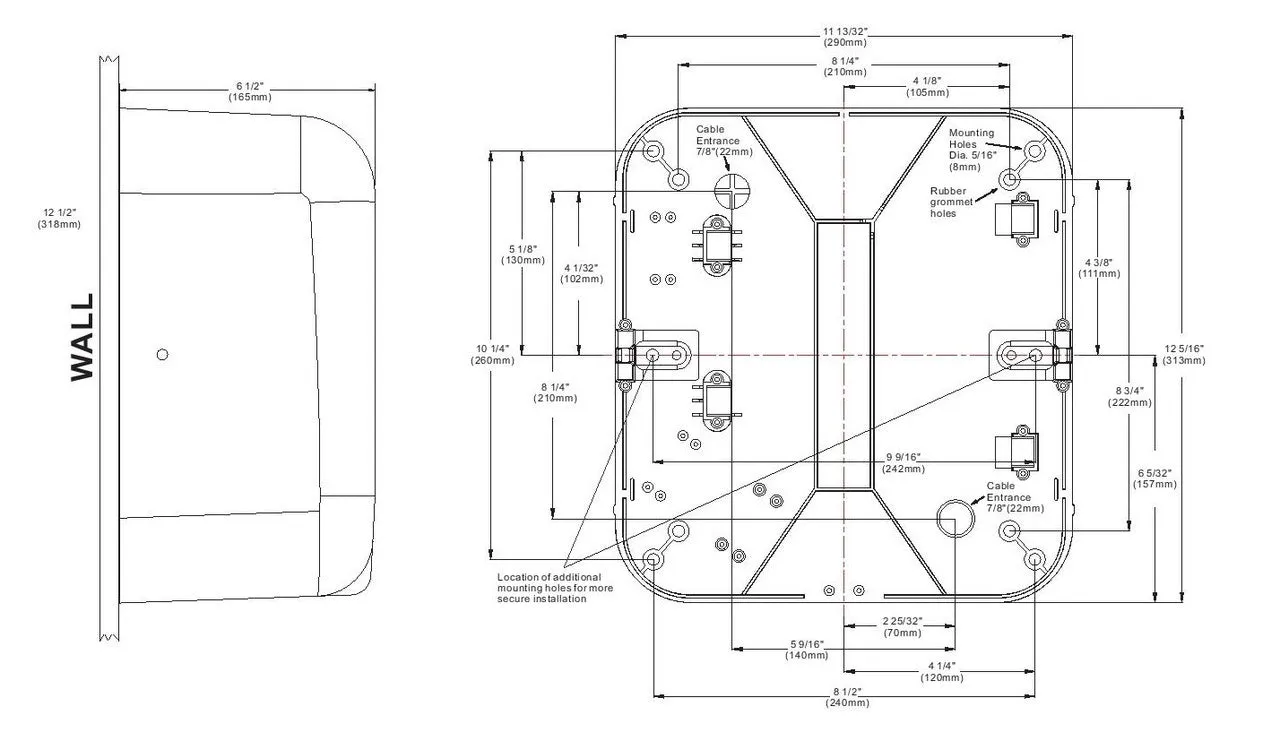 ALPINE® 400-10-BLA HEMLOCK™ Stainless Steel Black High-Speed Hand Dryer