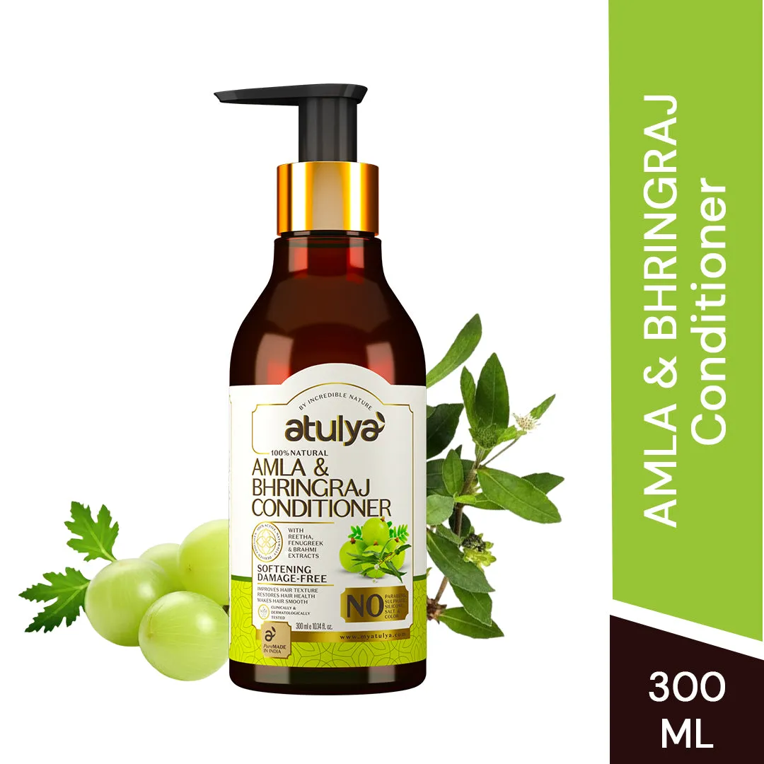 atulya Amla & Bhringraj Conditioner - 300ml (Buy Any3 Products & Save Rs.300 Use code : RS300)