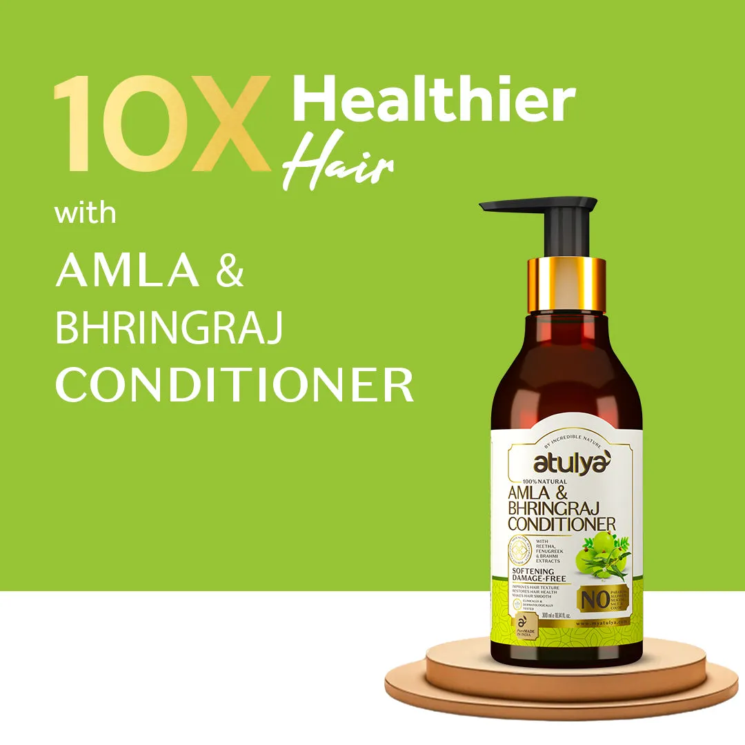 atulya Amla & Bhringraj Conditioner - 300ml (Buy Any3 Products & Save Rs.300 Use code : RS300)