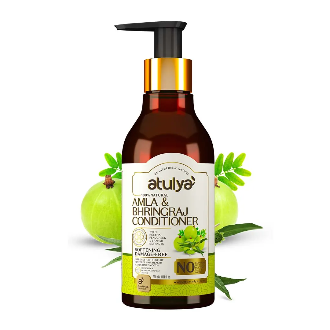 atulya Amla & Bhringraj Conditioner - 300ml (Buy Any3 Products & Save Rs.300 Use code : RS300)