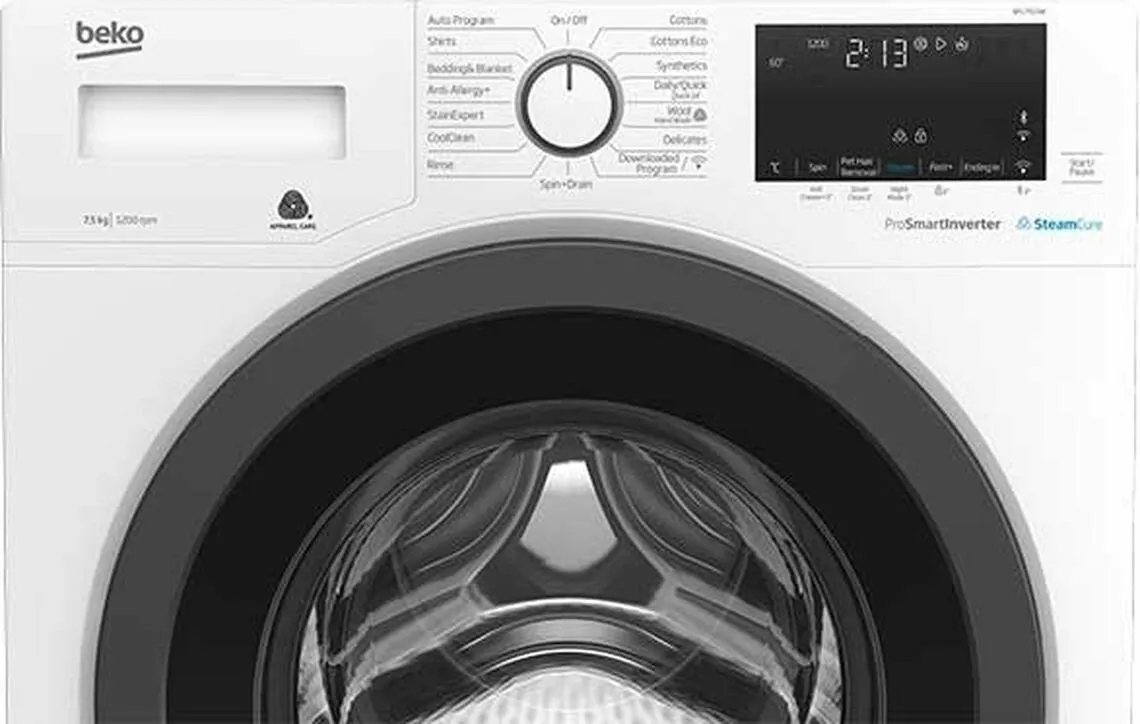 Beko Front Load Washer White 7.5kg BFL7510-W