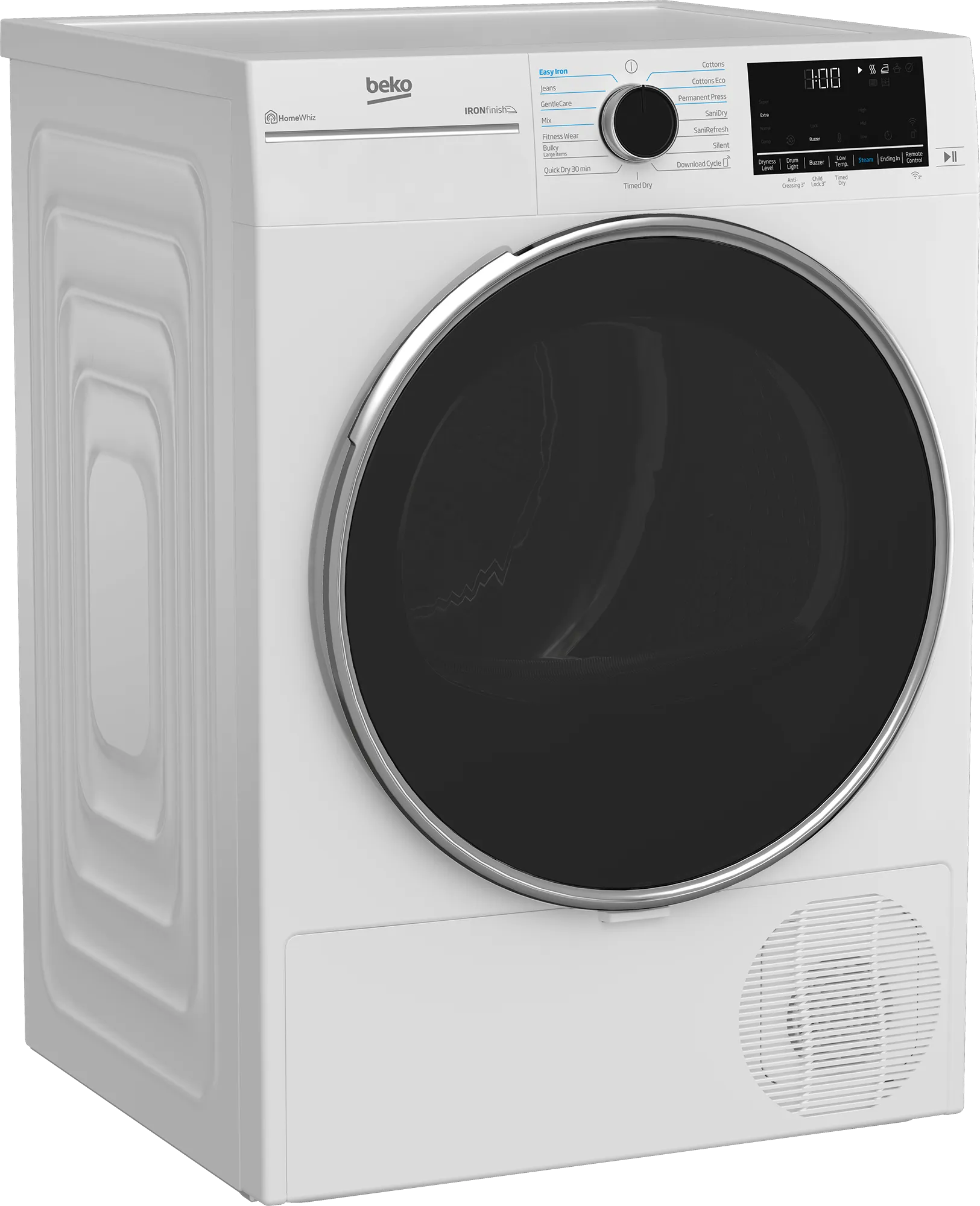 Beko HPD24414W2 24" Heat Pump Ventless Front Load Dryer