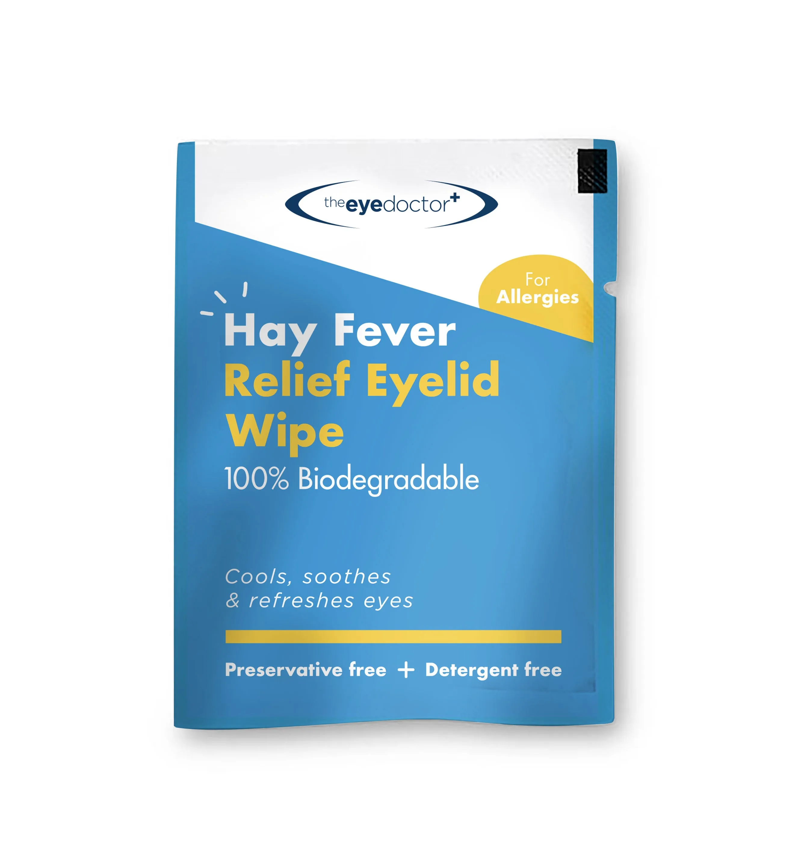 Biodegradable Hay Fever Relief Eyelid Wipes