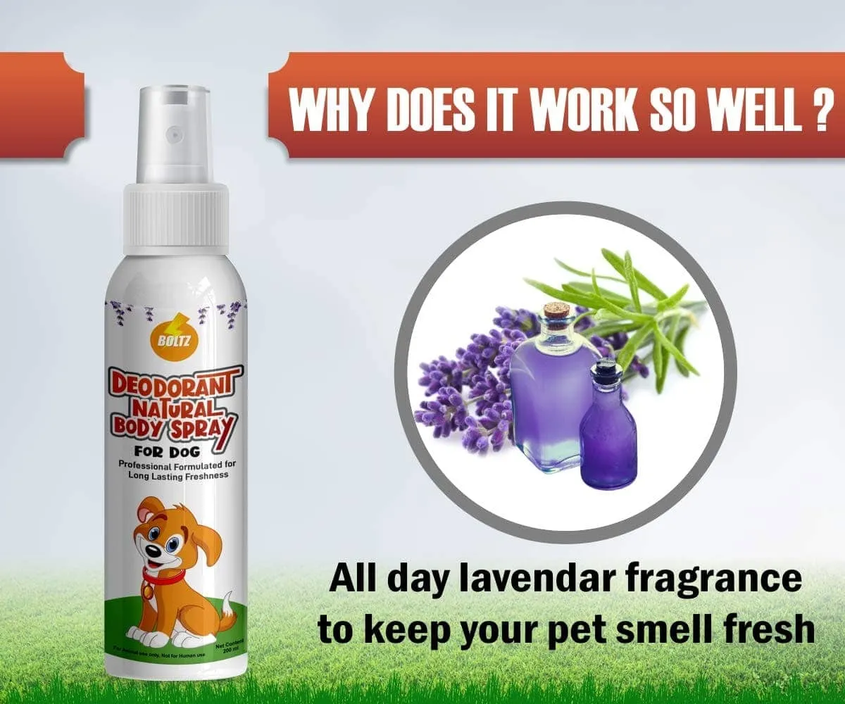 Boltz Body Spray Perfume Deodorizers for Dogs and Cats