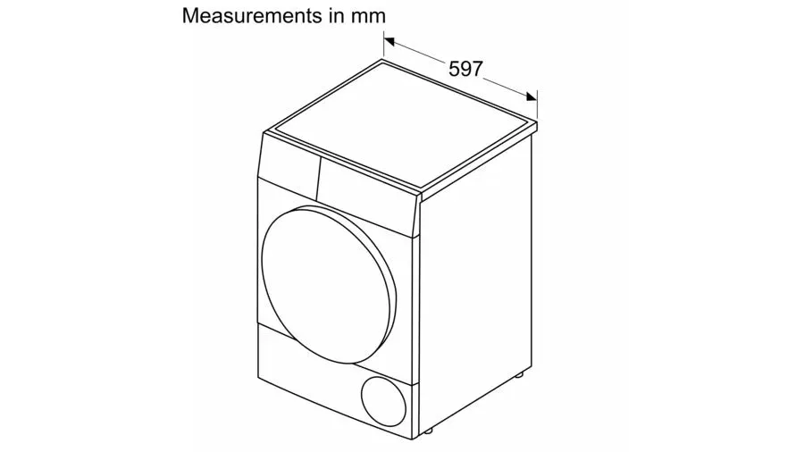 Bosch WTH85223GB Series 4 8kg Heat Pump Tumble Dryer White