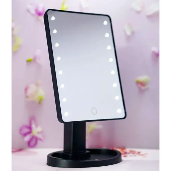 Cala Led Vanity Mirror: Black