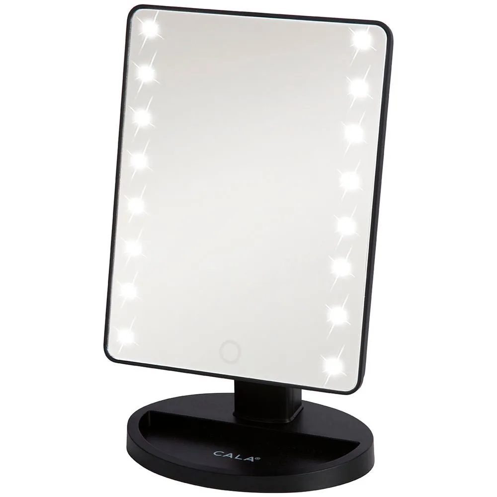 Cala Led Vanity Mirror: Black