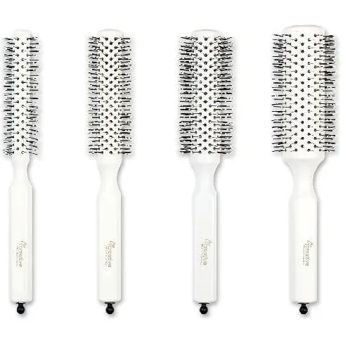 Champion Italian Pin Round Bristle Hair Brush (4 sizes)