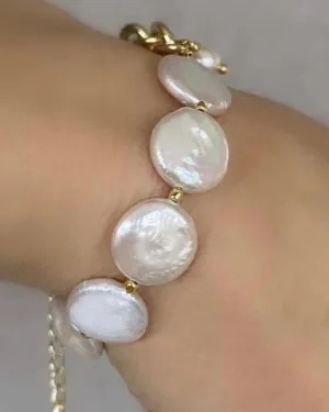 Coin Pearls Bracelet