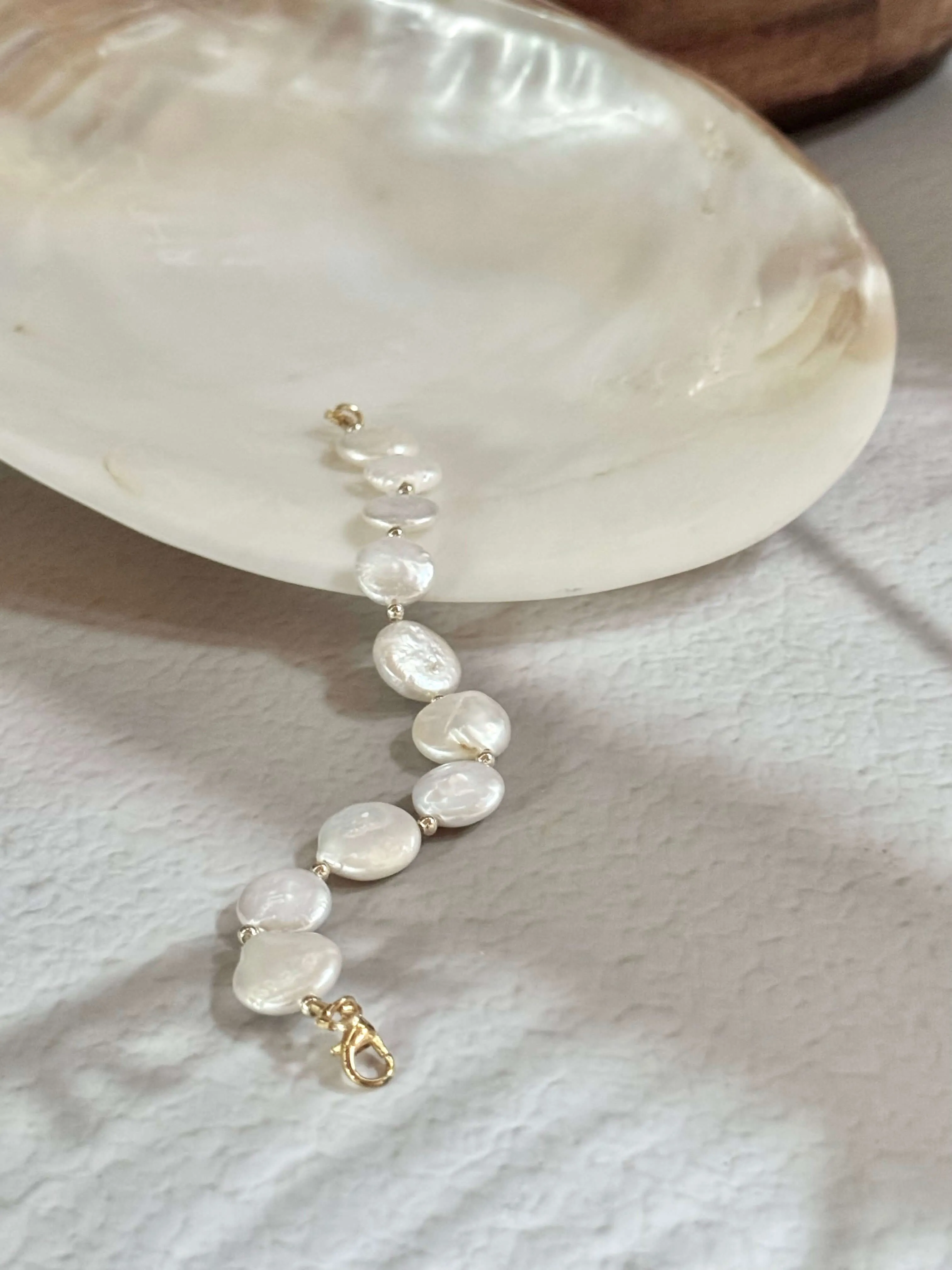 Coin Pearls Bracelet