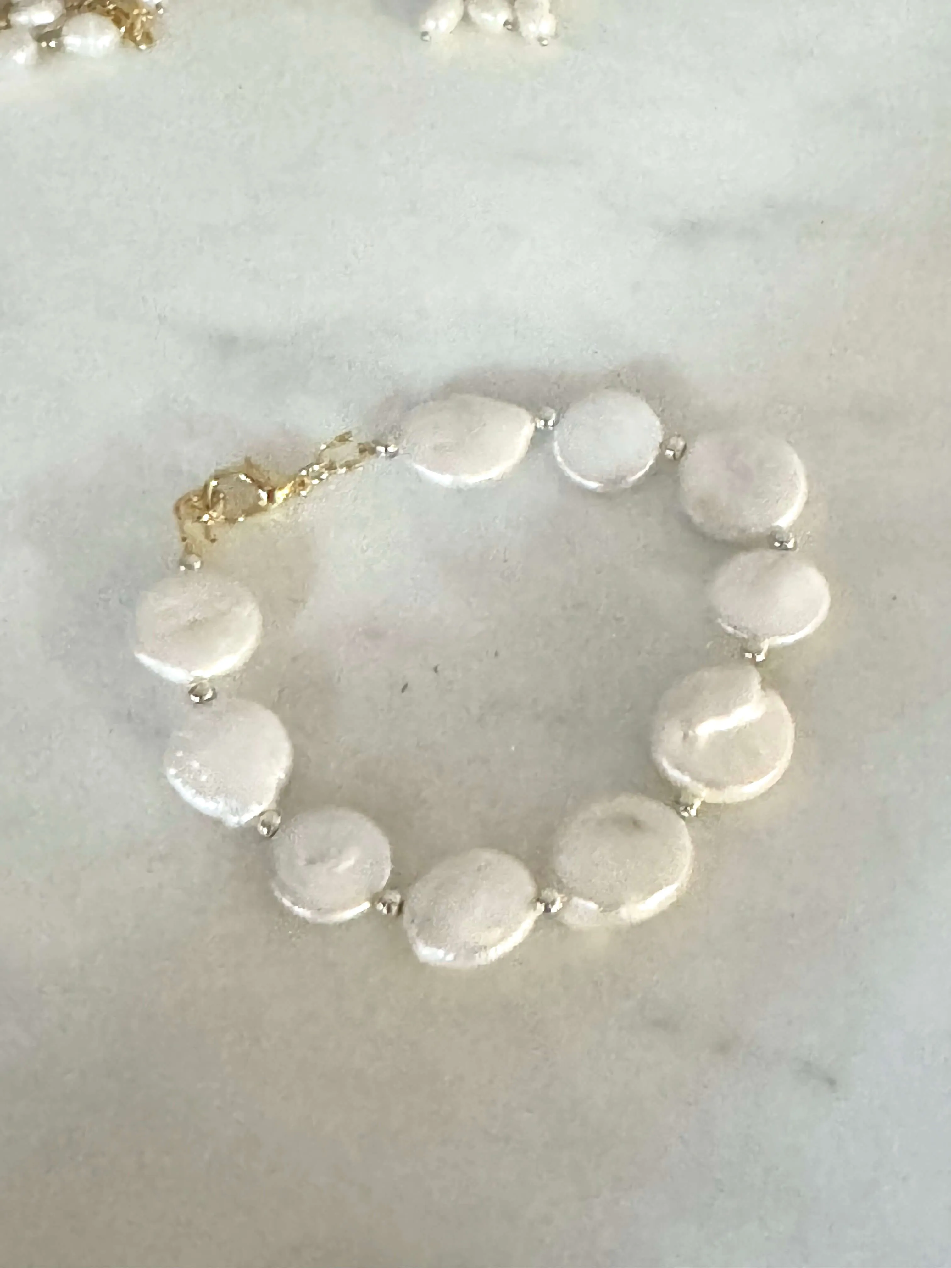 Coin Pearls Bracelet