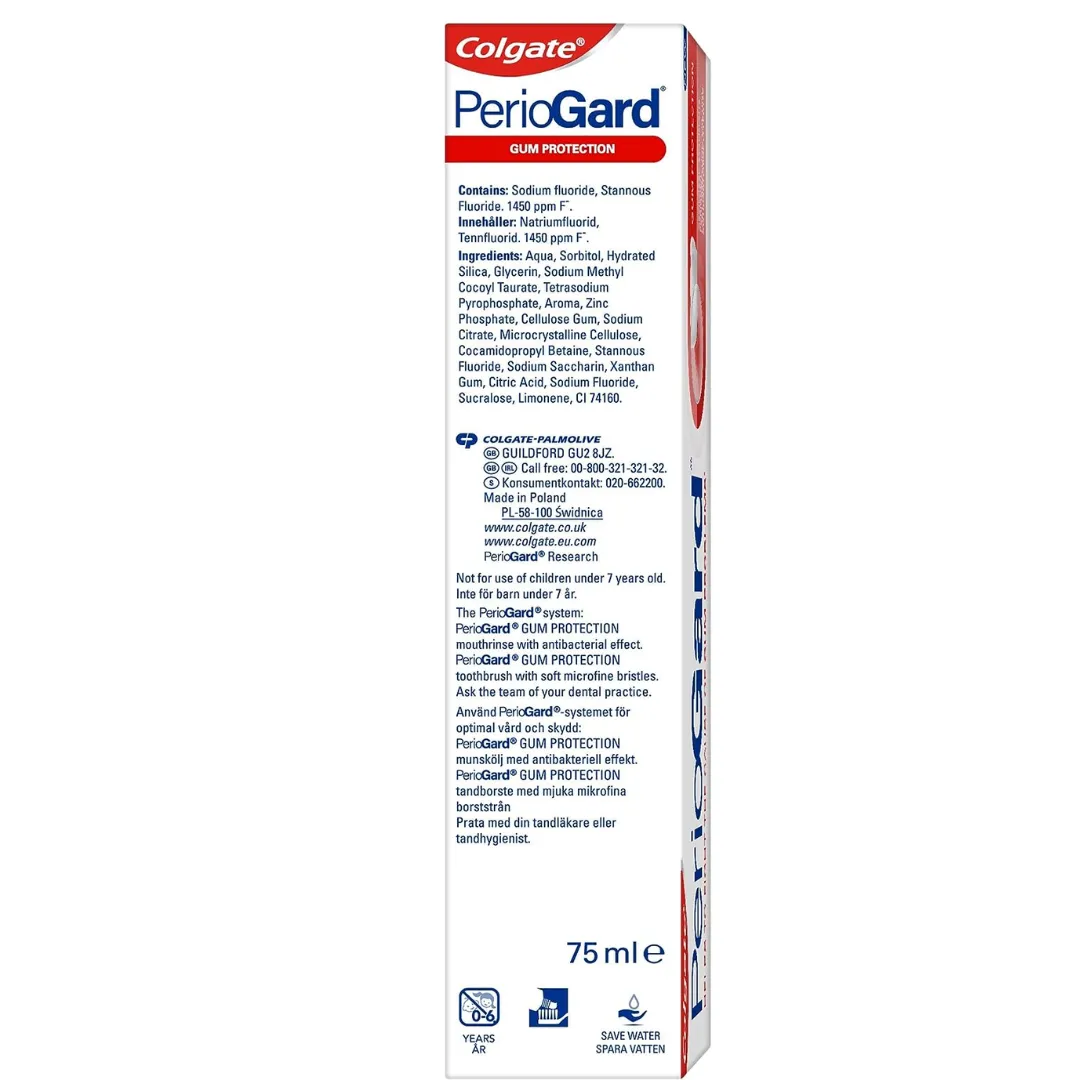 Colgate Periogard Gum Protection Toothpaste 75ml (A)