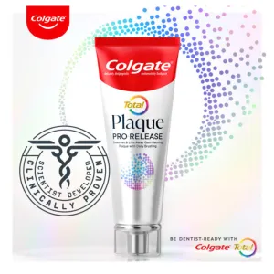 Colgate Total Plaque Pro-Release Whitening Toothpaste