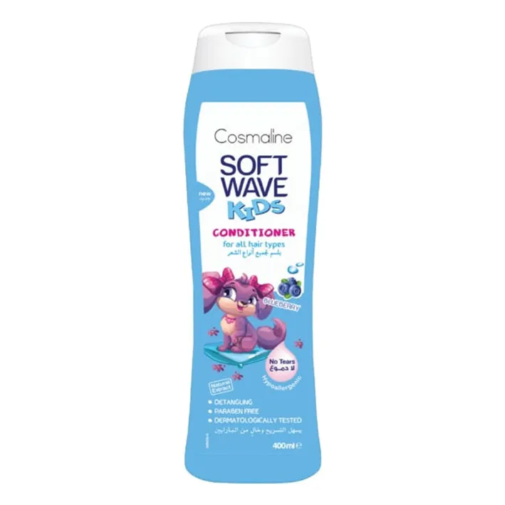 Cosmaline Soft Wave Kids Conditioner Blueberry- Tear Free 400ml