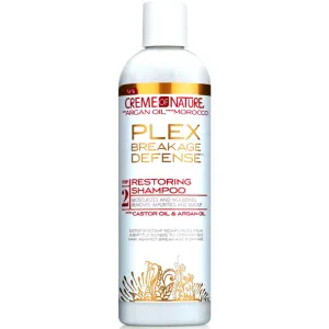 Creme of Nature: Argon Oil Plex Breakage Defense Restoring Shampoo 12oz