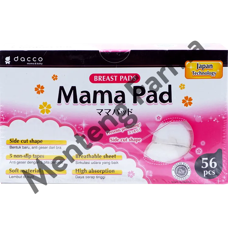 Dacco Mama Pad Breastpad Isi 56 Pcs - Pads Penyerap ASI yang Berlebihan