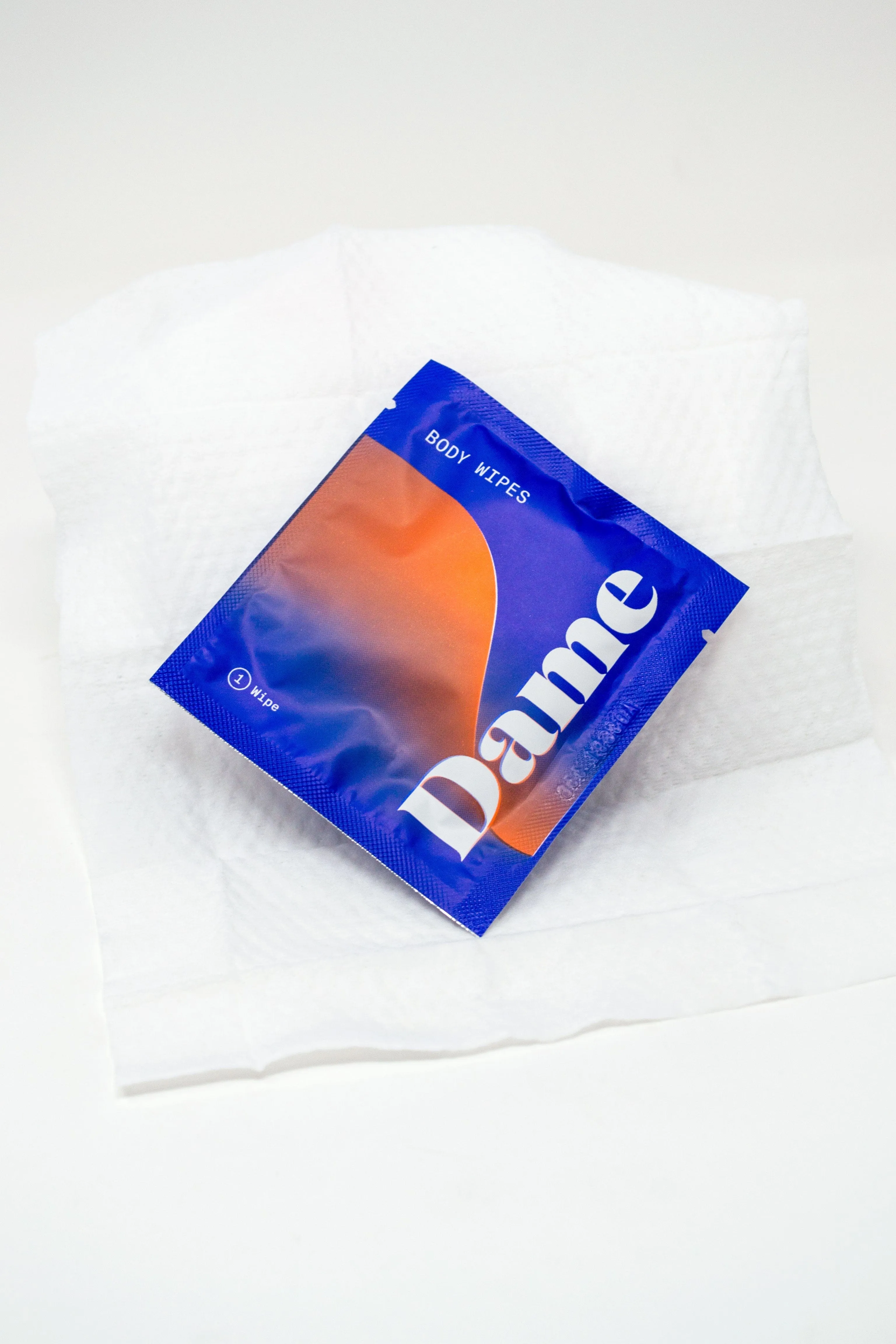 Dame Body Wipes Sachets 15 Count