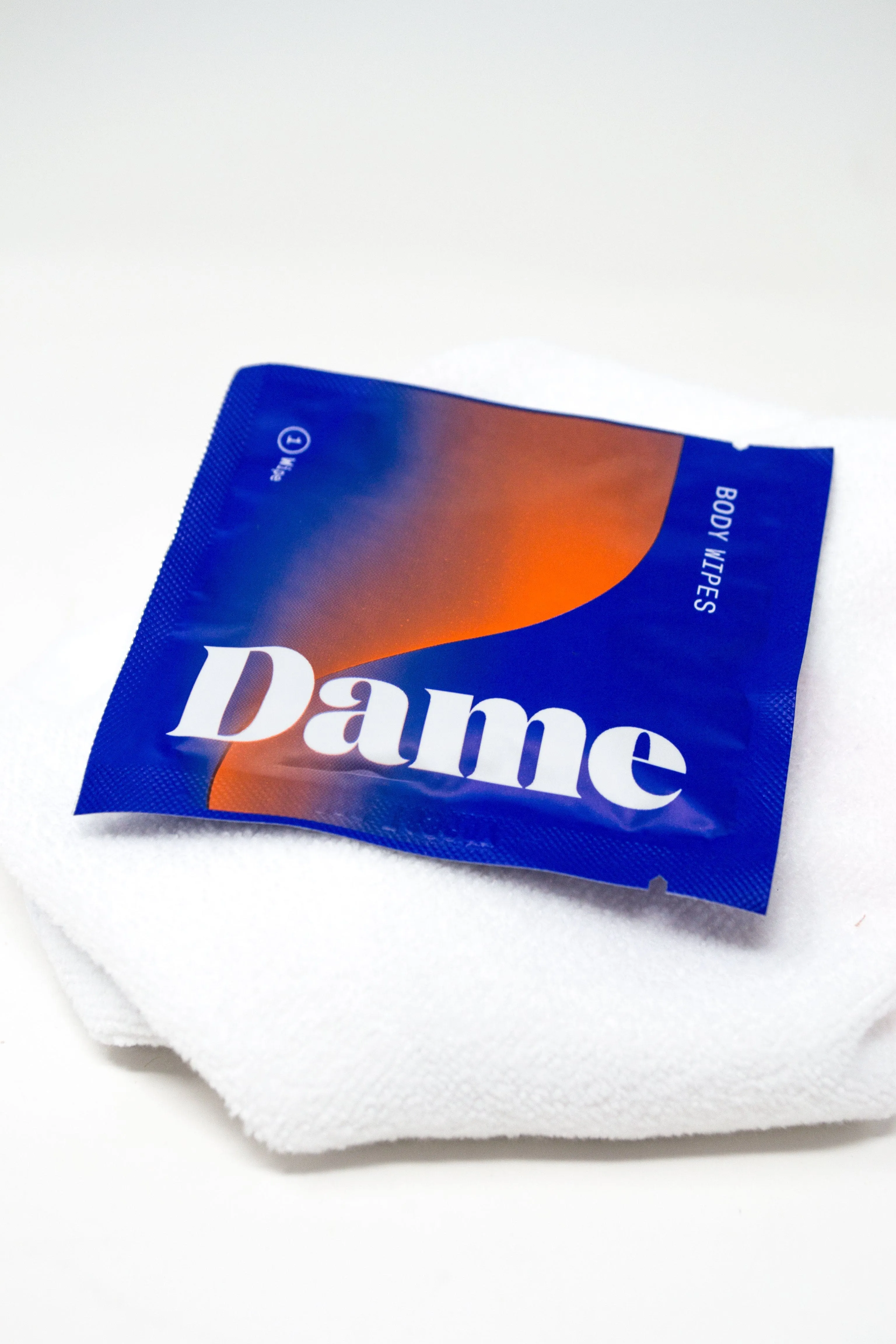 Dame Body Wipes Sachets 15 Count