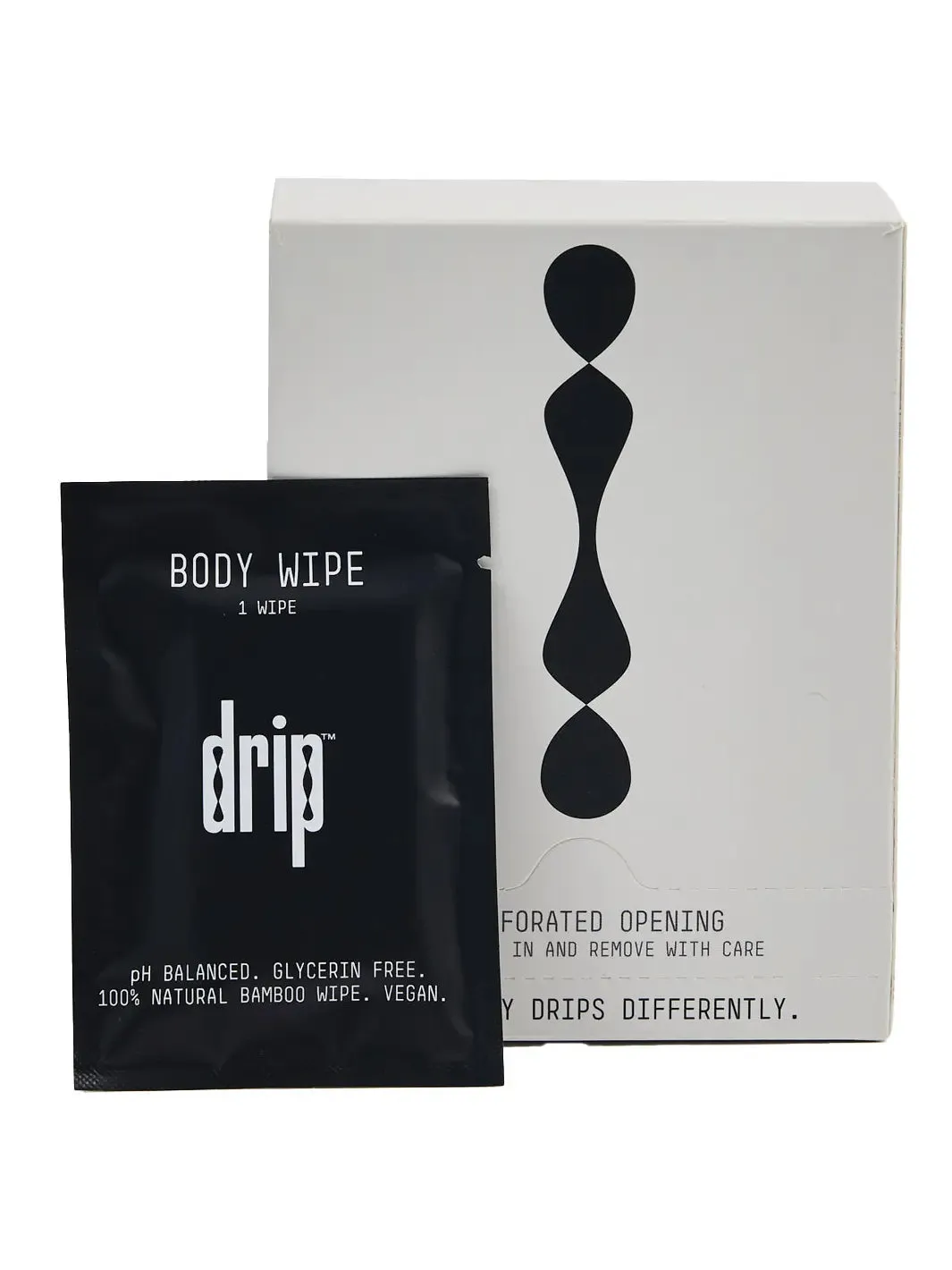 Drip On-The-Go Ph Balanced Vegan Bamboo Body Wipes