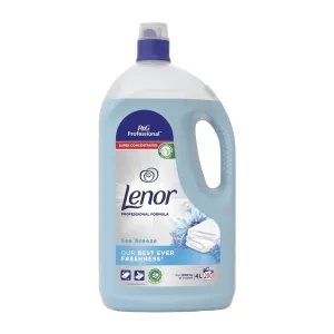 DZ453 Lenor Professional Fabric Conditioner Sea Breeze 4Ltr (Pack of 3)