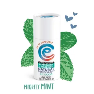 Earth Conscious Natural Deodorant Stick - Mint (Strong Protection)