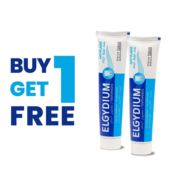 Elgydium - Anti Plaque Toothpaste Buy 1 Get 1 Free