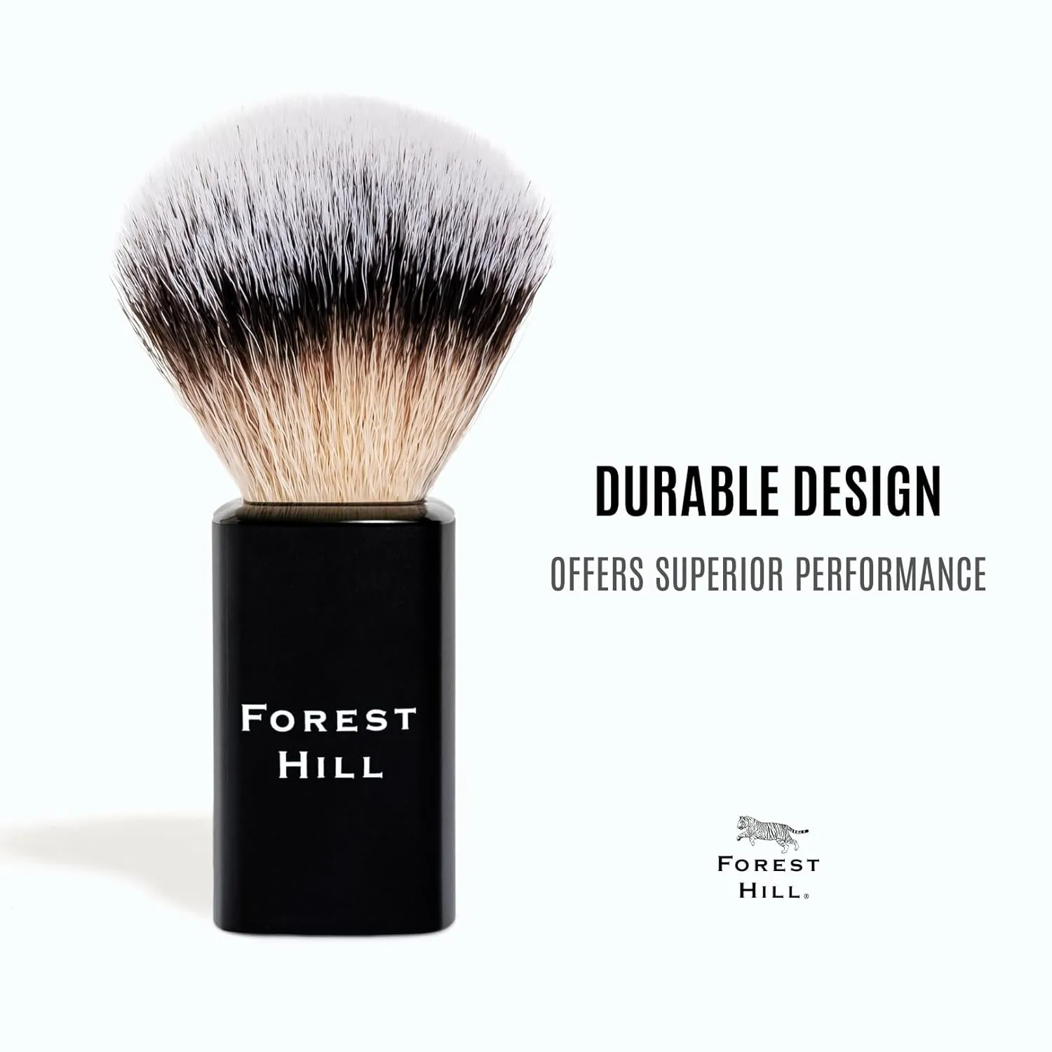 Forest Hill Pack of 2 Lincoln Shaving Brush (Black & White)