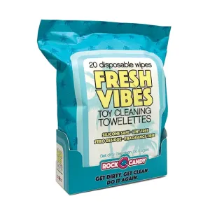 Fresh Vibes Toy Cleaning Towelettes Travel Size