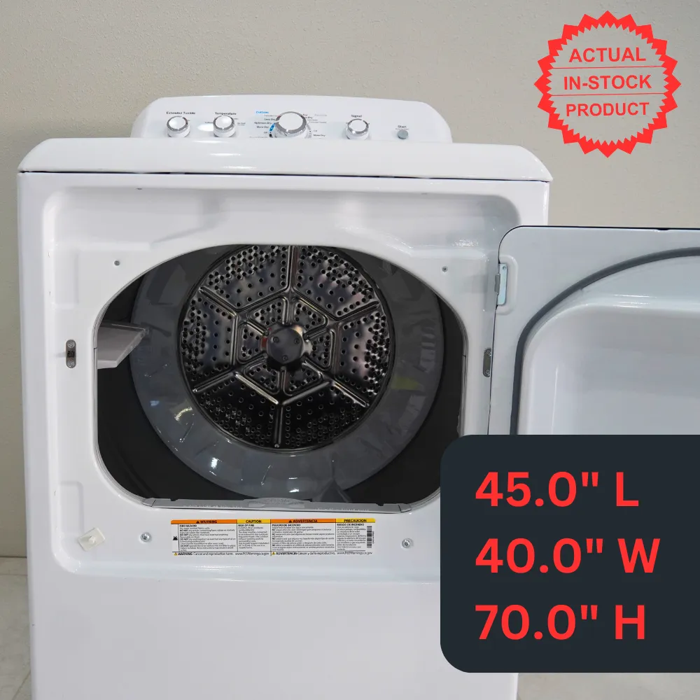 GE Dryer GTD42EASJWW - White