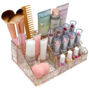 Glitter Acrylic Makeup Organizer (16 Slot)