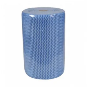 HEAVY DUTY PERFORATED ROLL 85 WIPES- BLUE