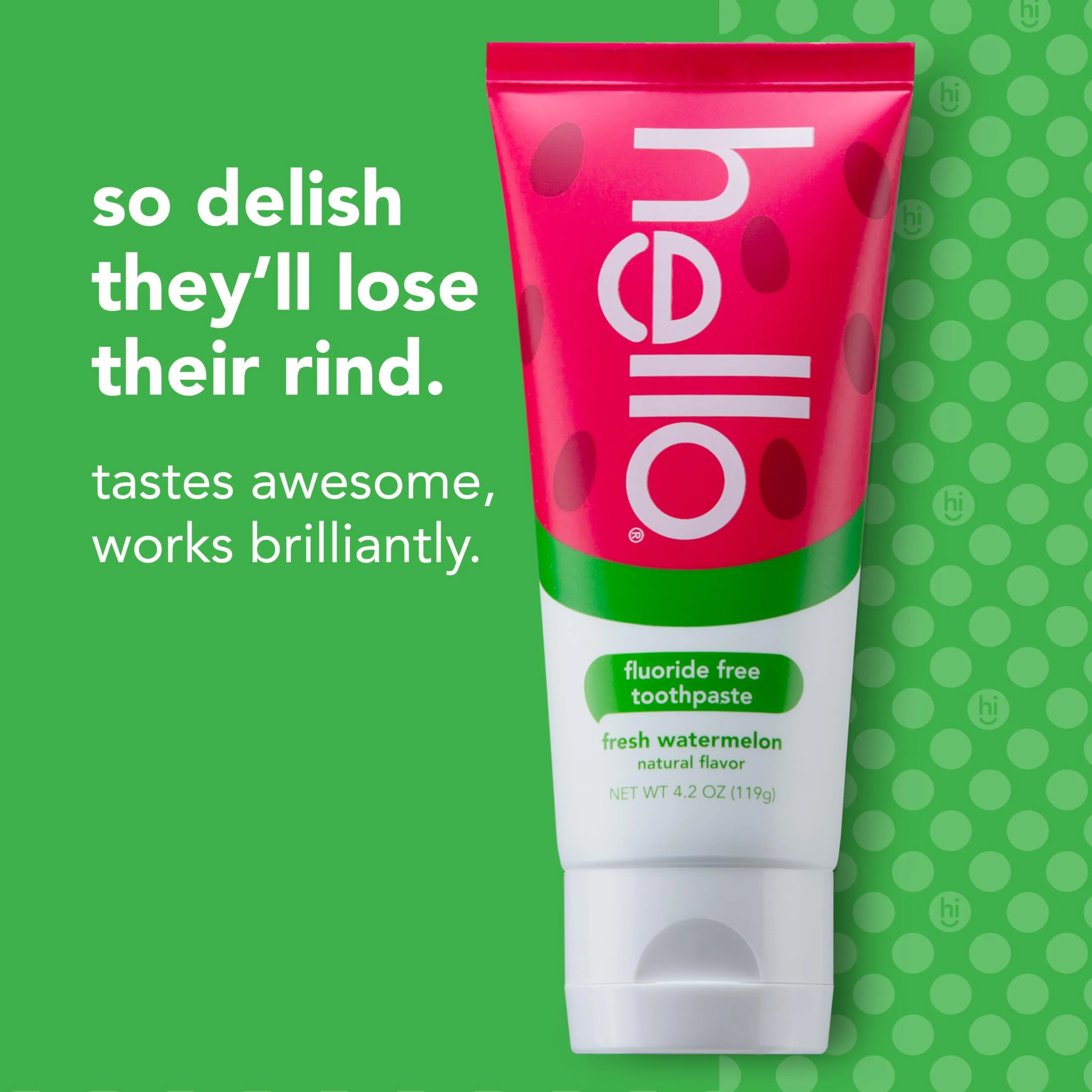 Hello Kids Natural Watermelon Toothpaste