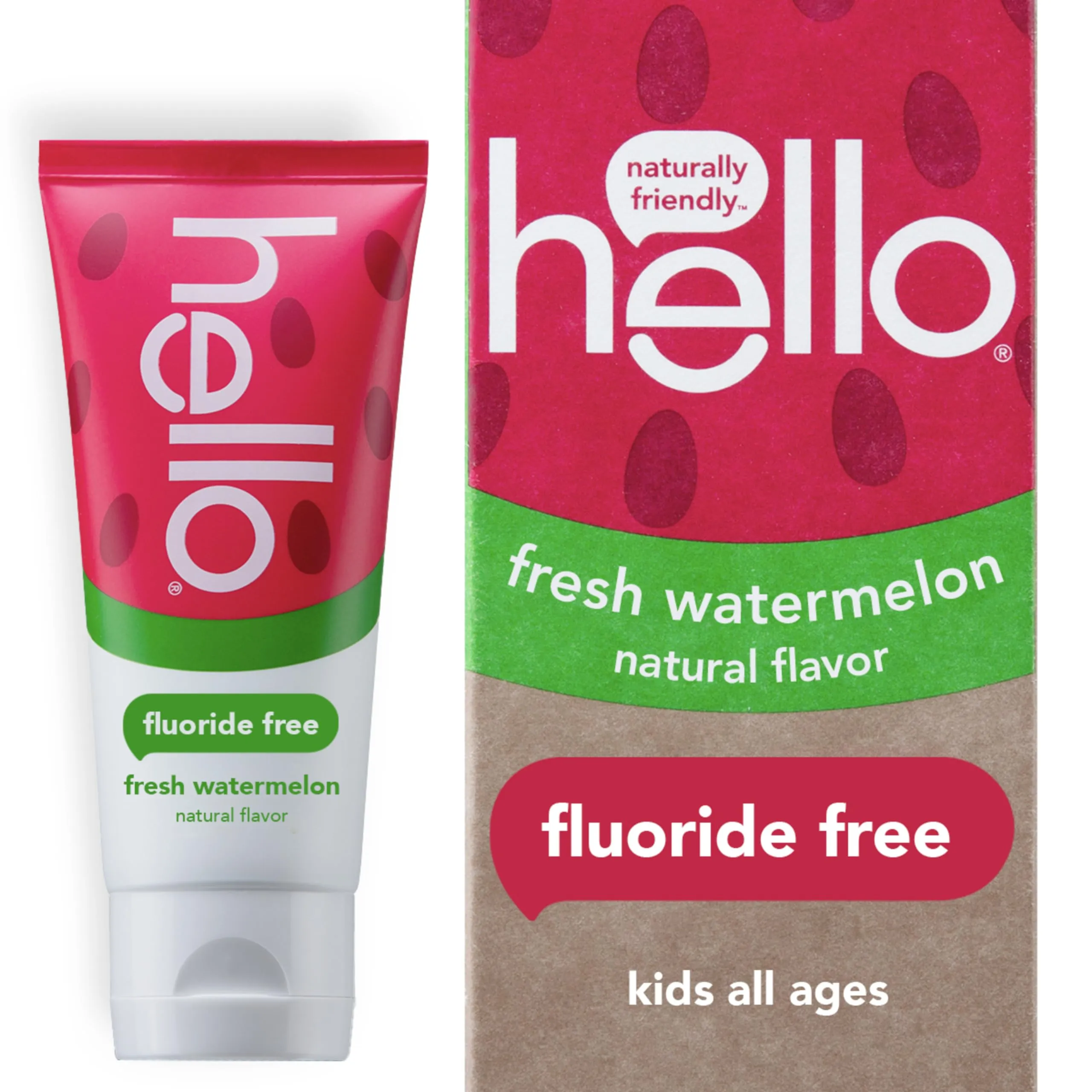 Hello Kids Natural Watermelon Toothpaste