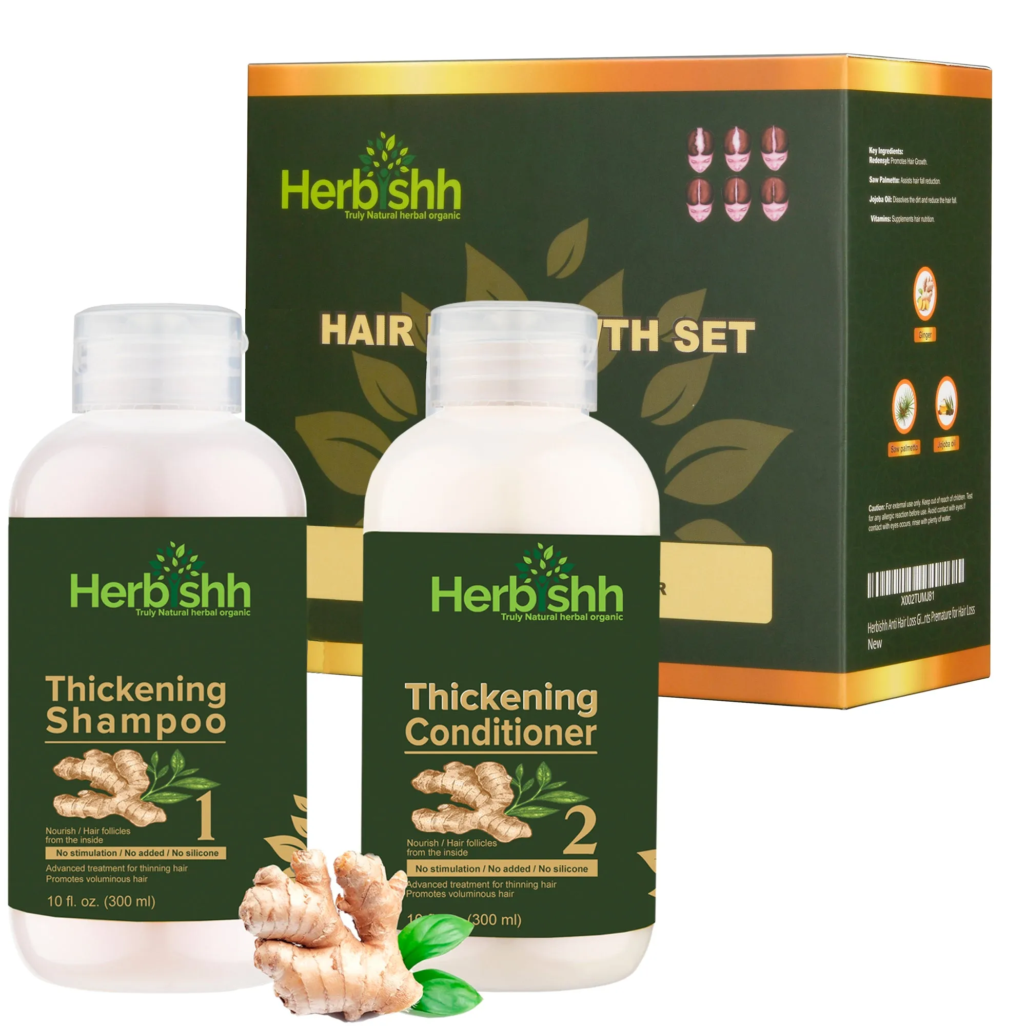 Herbishh Thickening Shampoo & Conditioner set