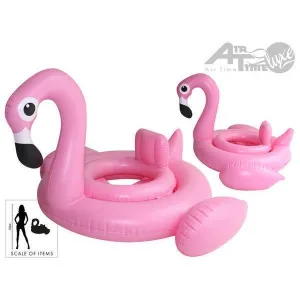 Inflatable Baby Flamingo Kids Float - 66cm x 83cm x 49.5cm