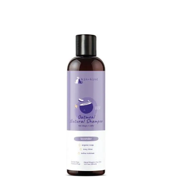 Kin Kind Oatmeal Natural - Lavender Dogs & Cats Shampoo