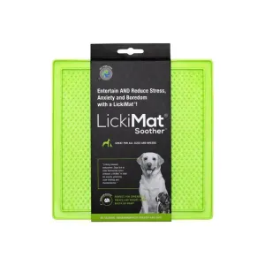 LickiMat Soother Slow Feeder Mat for Dogs Green^^^