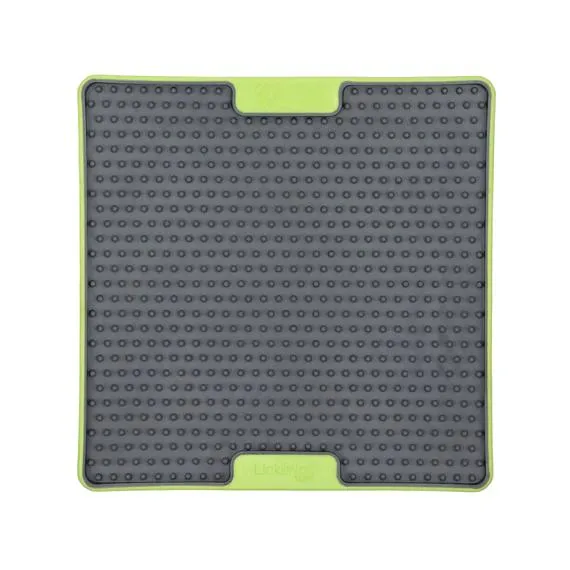 LickiMat Soother Tuff Slow Feeder Mat for Dogs Green^^^