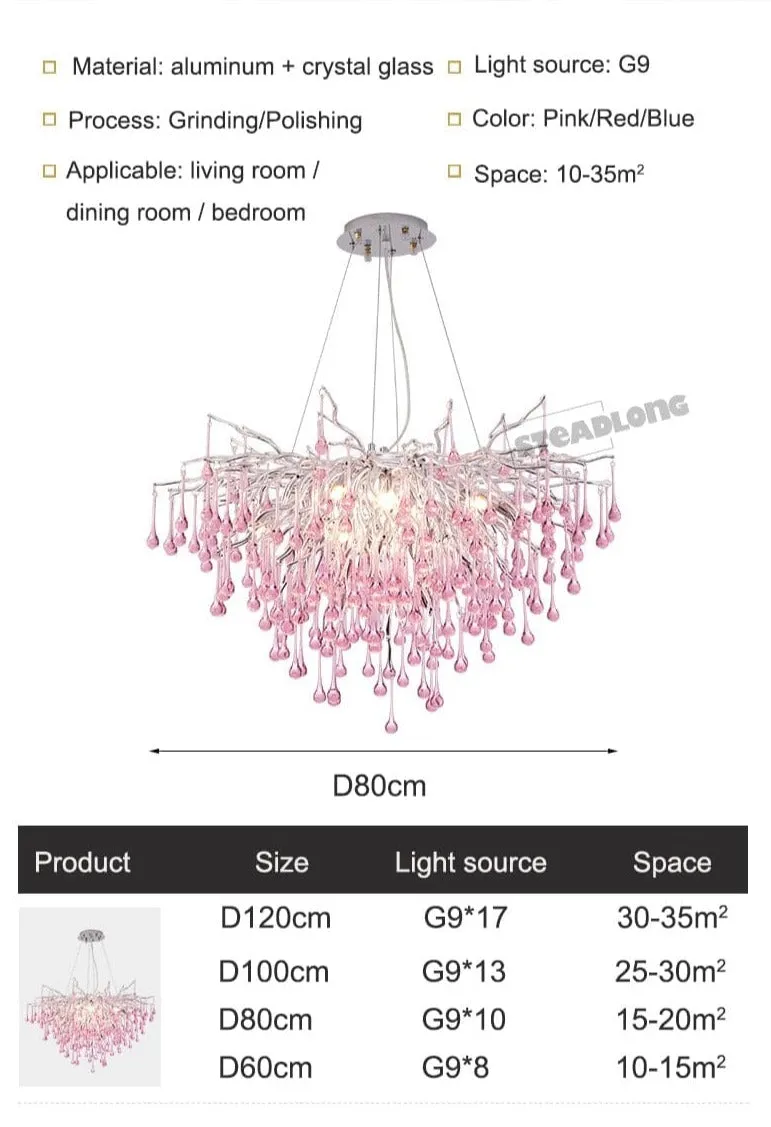 Luxorain Droplets Chandelier