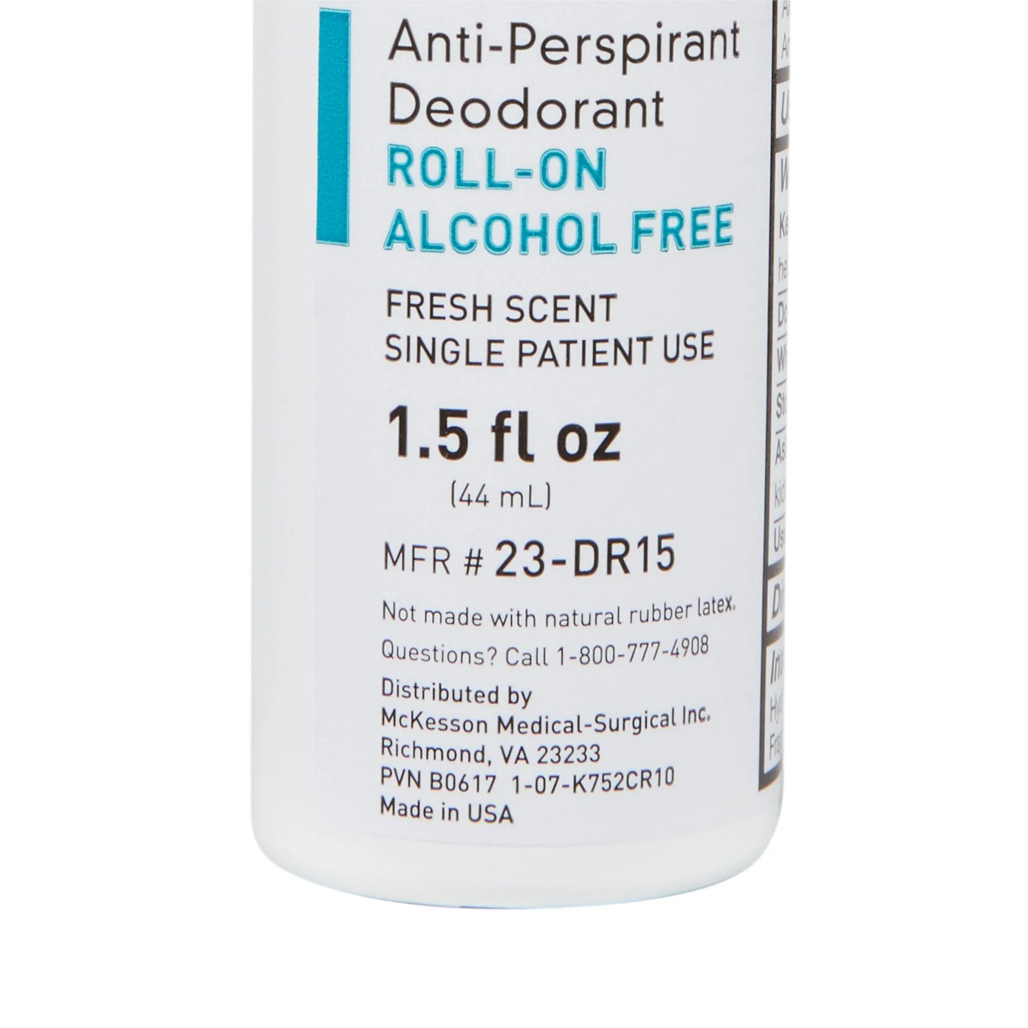 McKesson Antiperspirant / Deodorant, Fresh Scent, 1.5 oz Roll-On