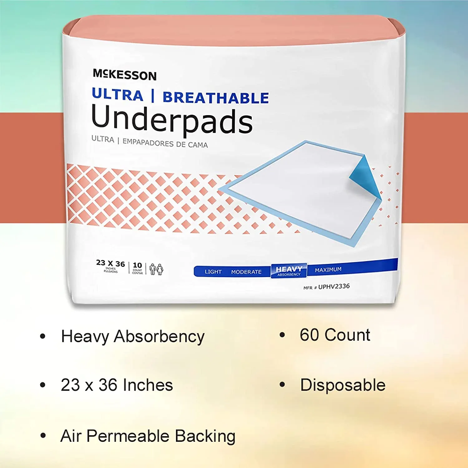 McKesson Ultra Breathable Low Air Loss Underpad