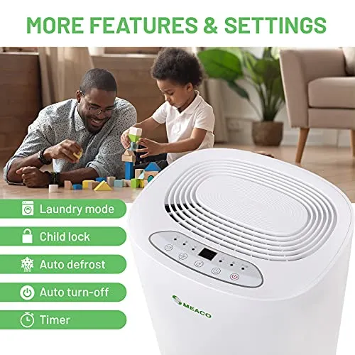 Meaco MeacoDry ABC Dehumidifier (White)  Ultra Quiet Dehumidifier (New)