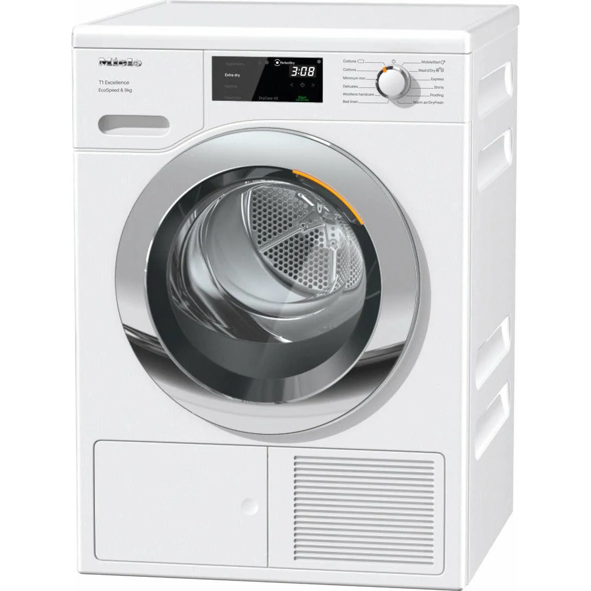 Miele 9KG Freestanding Heat Pump Tumble Dryer - Lotus White | TEH785WP