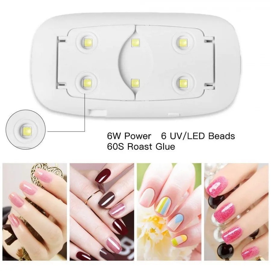 Mini Nail Polish Dryer and Foldable Nail Lamp