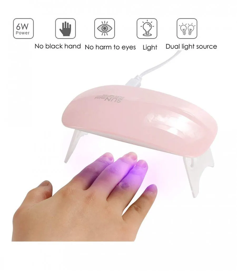 Mini Nail Polish Dryer and Foldable Nail Lamp