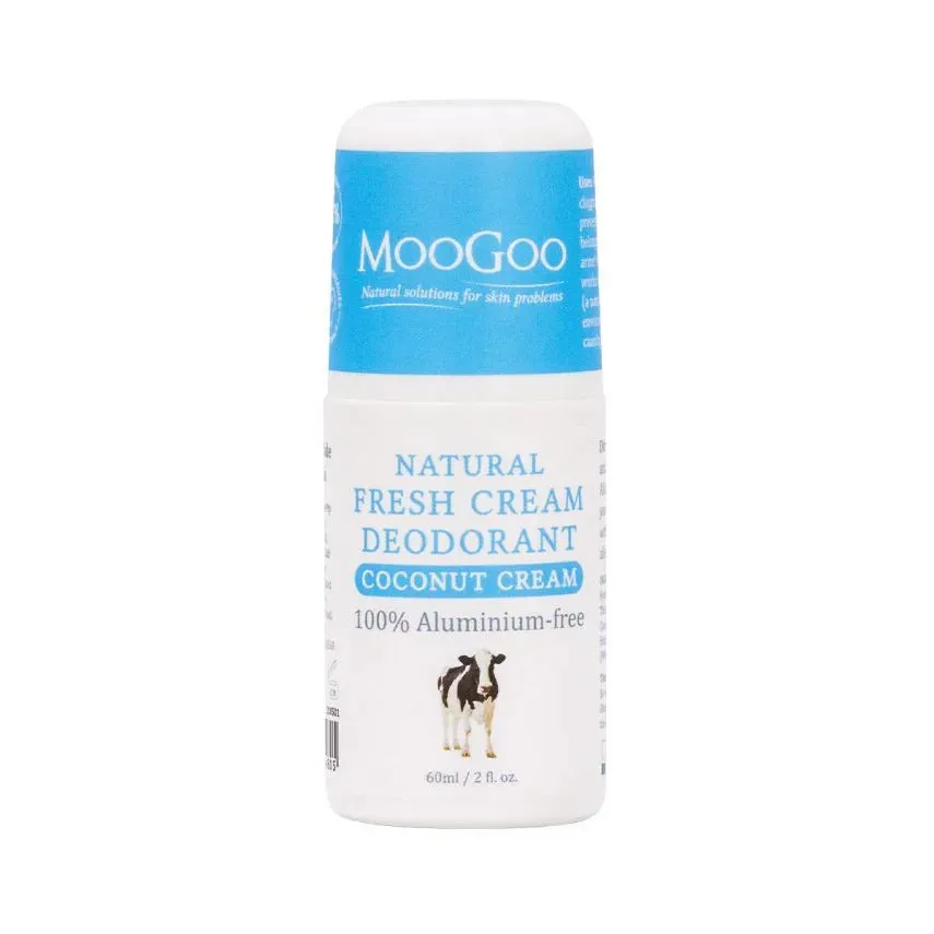 MooGoo Fresh Cream Deodorant 60g - Coconut Cream Exp: 01/26